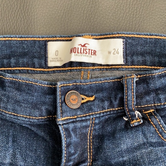 Hollister Dark Wash Short Shorts - Picture 2 of 3